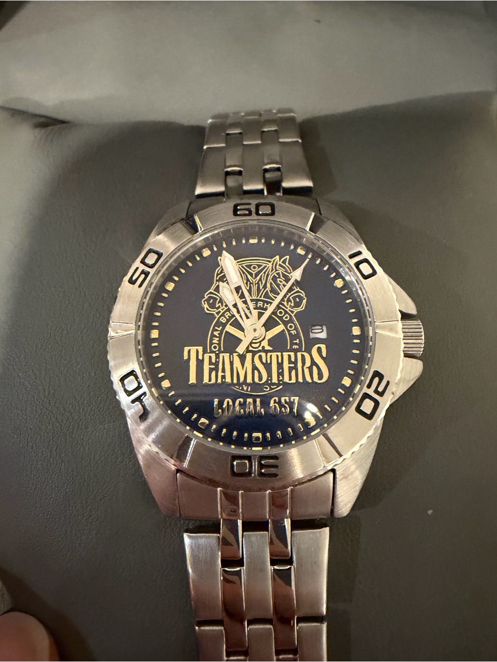 Teamsters Local 657 Stainless Steel Commemorative Women’s Watch NIB